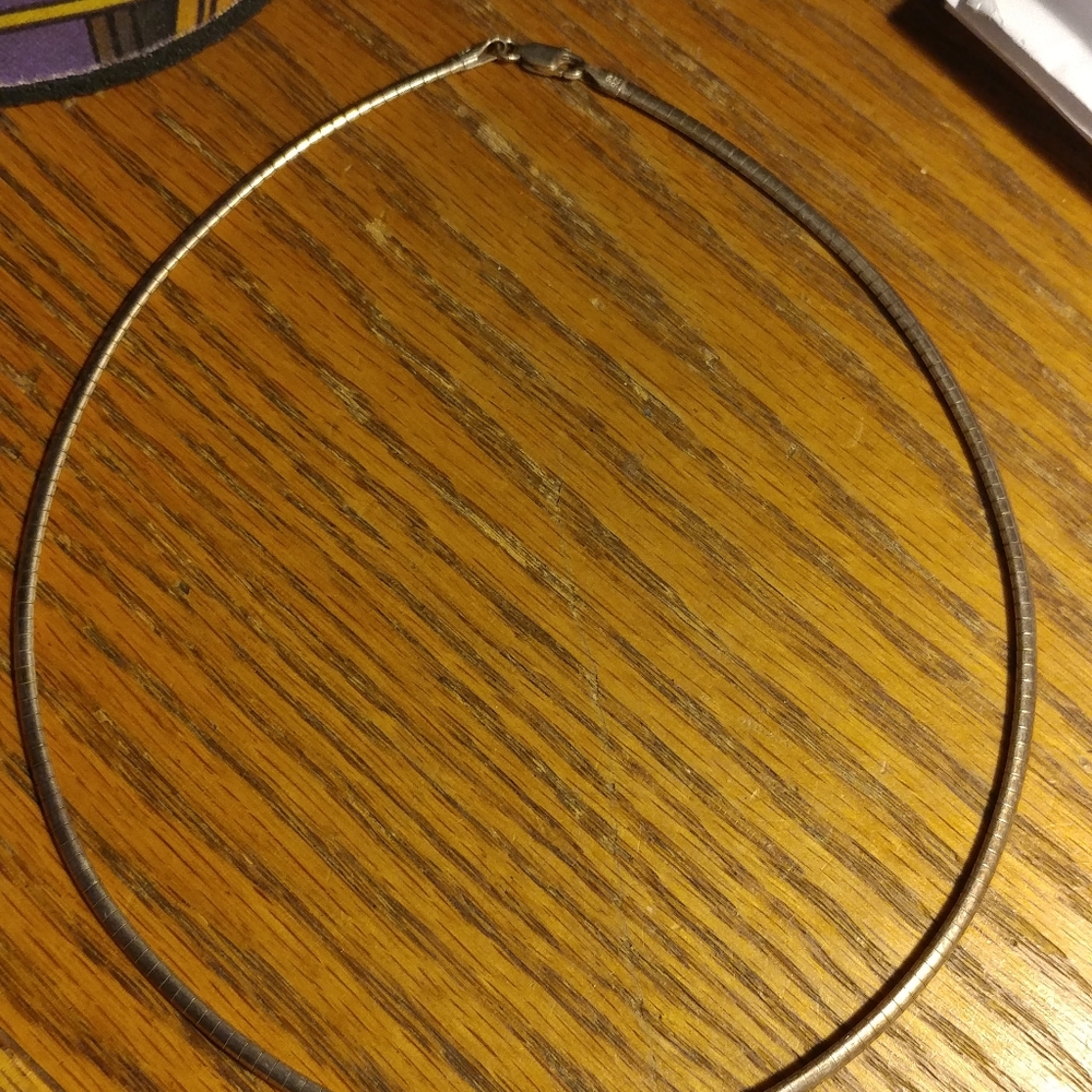 Sterling Silver Milo Omega Choker